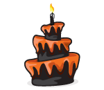 Halloween Stacked Cake