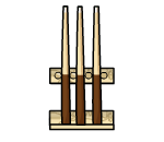 Pool Cue Rack