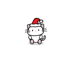 Santa Kitty Plushie