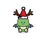 XL Dragon Holiday Plushie