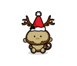 XL Monkey Holiday Plushie