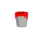 Red Paint Bucket