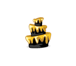 Golden New Years Cake