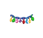 Retro Blue Charm Necklace