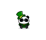St. Patty Panda Plushie