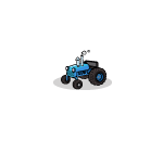 Plastic Toy Tractor