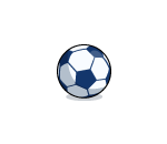 Blue Soccer Ball