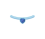 Sapphire Heart Necklace