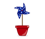 Spinning Star Pinwheel