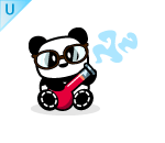 Panda Chemist Plushie