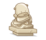 Grecian Sheep Statue