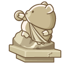 Grecian Piggy Statue
