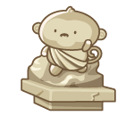 Grecian Monkey Statue