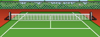 Outdoor Tennis Court