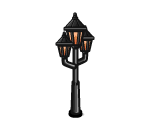 Cast Iron Backyard Light
