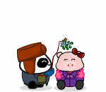 Merry Mistletoe Plushies