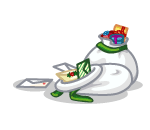 Bags of Christmas Mail