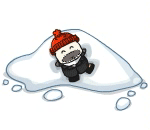 Snow Angel Sheep Plushie