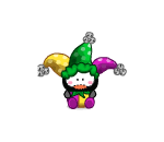 Laffie the Mardi Gras Clown