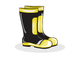 Flame-retardant Boots