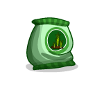 Decorative Bag of Green Fertilizer