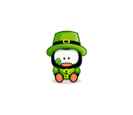 St. Pattys Day Penguin