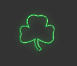 Glowing Shamrock Decoration