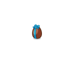 Blue Chocolate Easter Egg