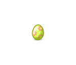 Green Floral Egg