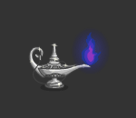 Mysterious Glowing Lamp