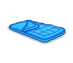 Comfy Blue Sleeping Bag