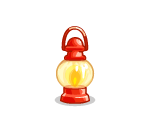 Red Camping Lantern