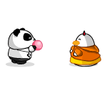 Plushies Playing Catch