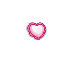 Ruffled Pink Heart Pillow