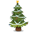 Elaborately Decorated Tree