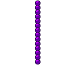 Purple Bead Strand