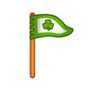 Shamrock Pennant Flag