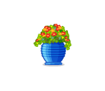 Cerulean Potted Wildflowers