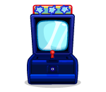 Blue Arcade Game