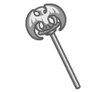 Silver Grecian Staff