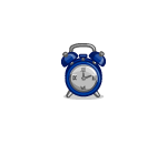 Blue Alarm Clock