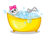 Bathing Skeletal Beauty