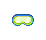 Blue Construction Goggles