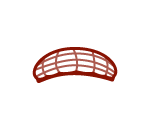 Red Lunch Lady Hairnet