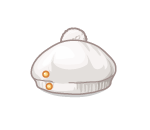 White Knitted Winter Hat