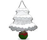 Green Pot Christmas Tree