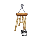 Bamboo Panda Chime