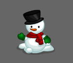 Waving Snowman