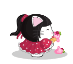 Little Girl and her Ice Cream Cone