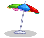 Colorful Pool Parasol